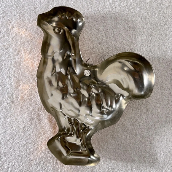 Vintage Copper Jelly Mold Food  Mold Rooster Design Wall Decor - Picture 8 of 11